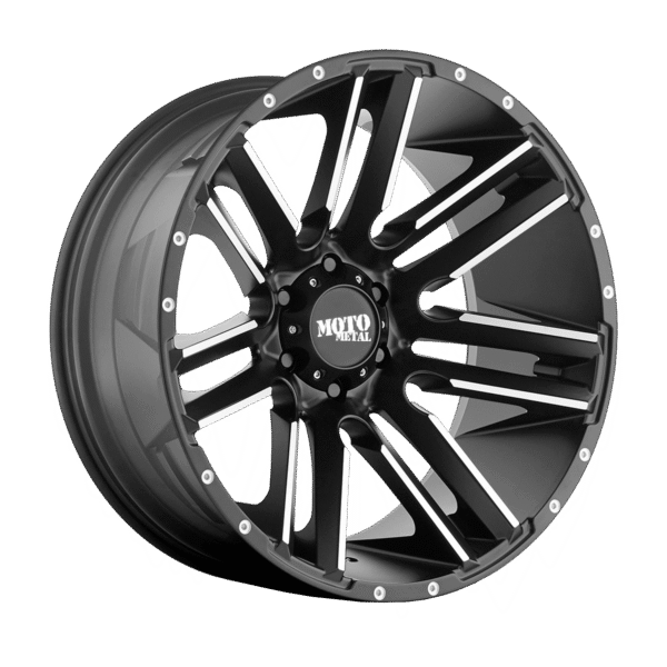 MOTO METAL® - MO978 RAZOR Satin Black with Machined Spokes